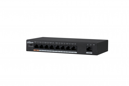 PFS3009-8ET-96   8 Kanal PoE Switch - 250 metre uzaklığa PoE iletimi ( 8FE PoE +1 FE )